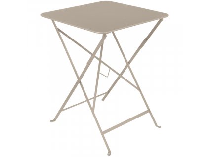 Musk szürke fém összecsukható asztal Fermob Bistro 57 x 57 cm