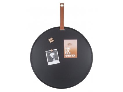 Fekete mágneses fém hirdetőtábla Dalia 50 cm