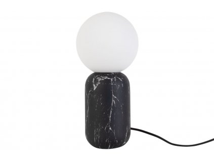 fekete márvány asztali lámpa-nyx