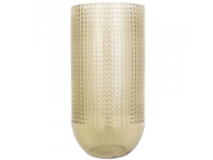 Zöld üveg váza Kana 30 cm L