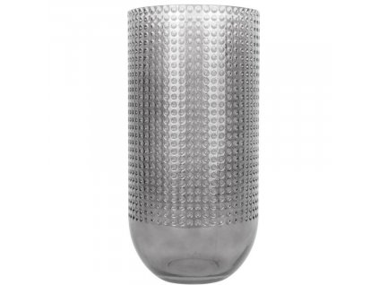 Szürke üveg váza Kana 20 cm