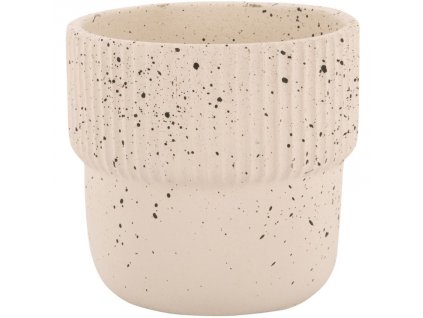 Osiris bézs színű cement növénytartó Ø 14 cm