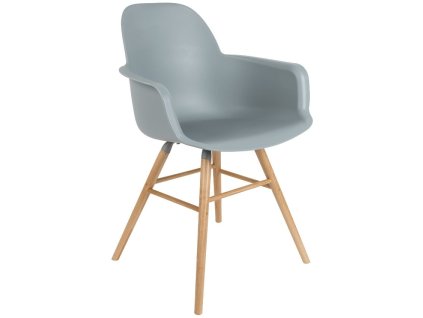 37392 12 svetle seda plastova jidelni zidle zuiver albert kuip s podruckami