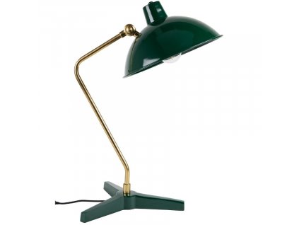 Zöld asztali lámpa DUTCHBONE Devi