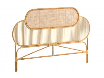 Rattan fejtámla Kave Home Lalita 170 x 120 cm