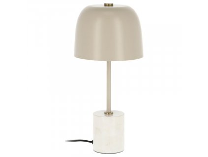 Bézs fém asztali lámpa Kave Home Alish 40 cm