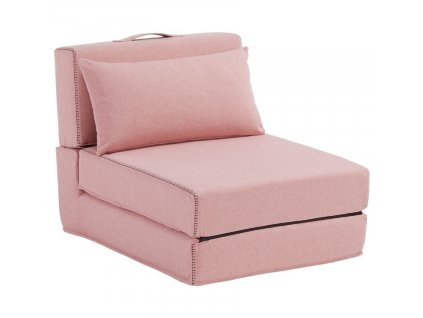 Rózsaszín szövet összecsukható szék Kave Home Arty