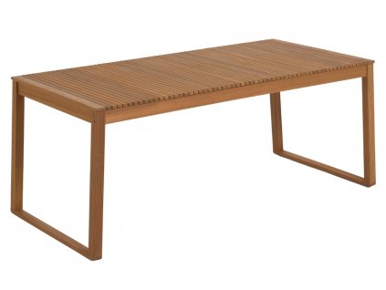 Fából készült kerti asztal Kave Home Emili 190 x 90 cm