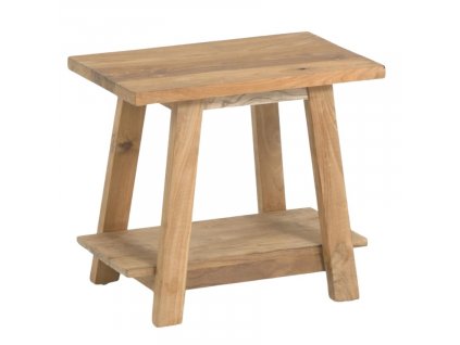 Teak zsámoly Kave Home Safara 45 cm