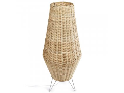 Rattan állólámpa Kave Home Nagy Kamaria 70 cm