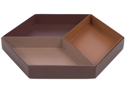 283981 5 set tri kovovych dekorativnich misek kave home elides