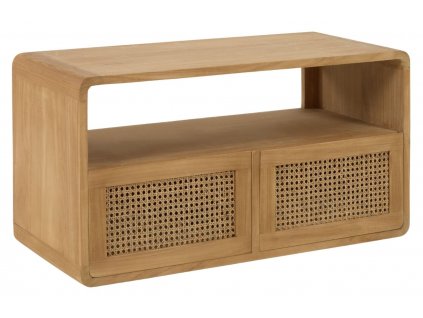 Teak fürdőszoba szekrény Kave Home Sabiela 86 x 40 cm