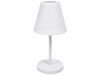 Fehér műanyag kerti asztali LED lámpa Kave Home Amaray