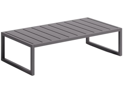 317037 1 cerny kovovy zahradni stolek kave home comova 114 x 60 cm