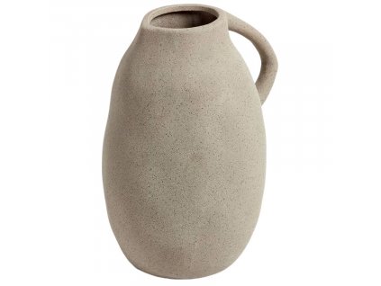 Bézs kerámia váza Kave Home Yandi 24,5 cm