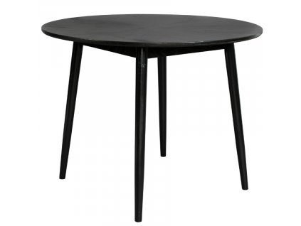 Fekete tölgy étkezőasztal WLL FABIO 120 cm