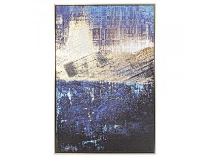 Kék arany festmény Bizzotto Tekercs 122,6 x 82,6 cm