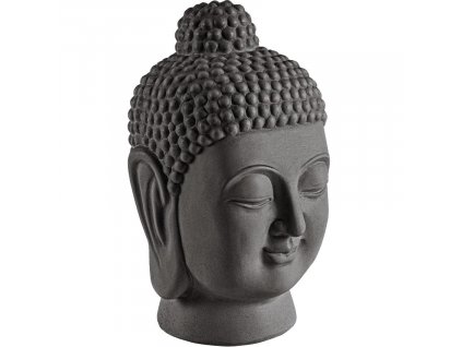 Antracitszürke figura Bizzotto Buddha fej