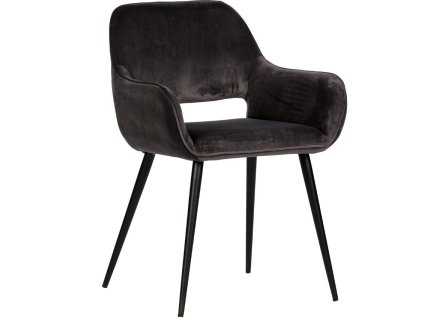 32079 5 tmave seda sametova jidelni zidle monky848x848