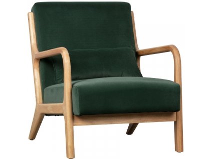 Esence zöld bársony fotel