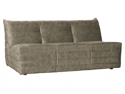 Homokbarna bársony kétüléses kanapé Altaire 160 cm