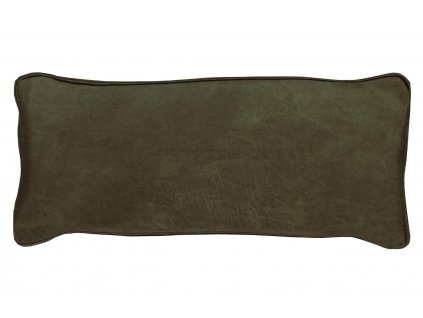 Bearny sötétzöld bőrpárna 30 x 70 cm