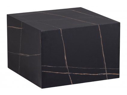 Benou fekete márvány dohányzóasztal 60 x 60 cm