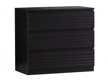 Janien fekete fenyő komód 83 x 46 cm
