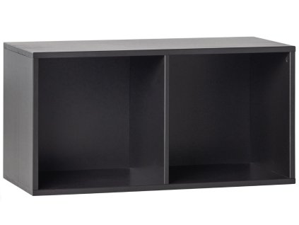 333738 cerny borovicovy regal inara ii 81 x 35 cm