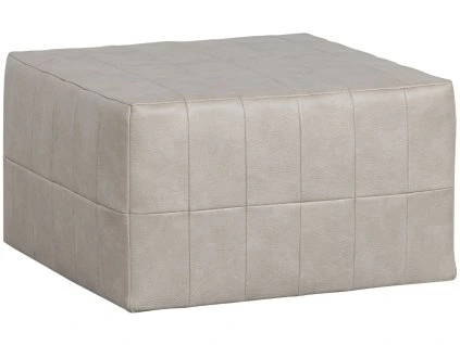 Bézs színű Patcha műbőr puff 60 x 60 cm