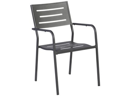 357600 1 antracitove seda kovova zahradni jidelni zidle amna