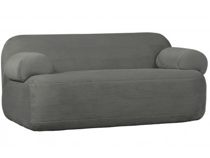 Szürke szövet kétüléses kanapé Kimi 183 cm