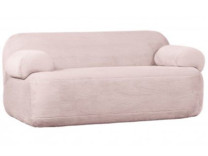Kimi rózsaszín szövet kétüléses kanapé 183 cm