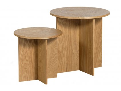 Két kerek asztali készlet Abys 45/35 cm