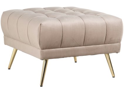 345339 bezova sametova podnozka richmond huxley 70 x 70 cm