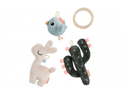 Szövet érzékszervi játékok készlete Done by Deer Tiny Lalee