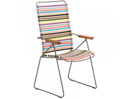 Tarka műanyag támlás kerti szék HOUE Click