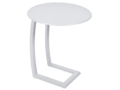Fehér fém oldalasztal Fermob Alizé Ø 48 cm