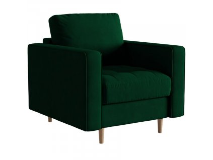 MICADONI Gobi zöld bársony fotel