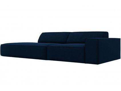 MICADONI Jodie királykék bársony kanapé 262 cm, bal