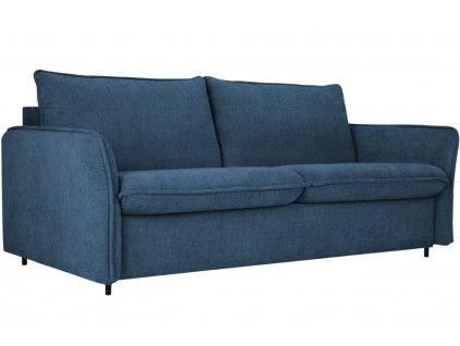 Kék zsenília kanapé MICADONI Dalida 186 cm