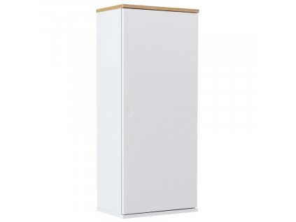 Matt fehér lakkozott fali szekrény Tenzo Pont 40 x 43 cm