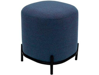 Kék szövet puff Tenzo Harry 42 x 42 cm