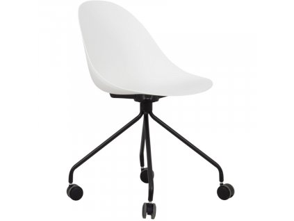Fehér és fekete műanyag irodai szék Tenzo WorkNo cím (1)