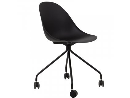 Fekete műanyag irodai szék Tenzo WorkNo cím (2)