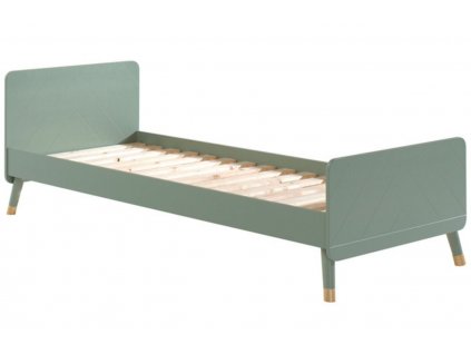 Zöld lakkozott ágy Vipack Billy 90 x 200 cm