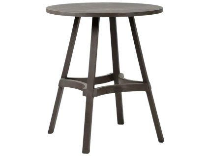 353991 hnedy plastovy zahradni barovy stul combo 70 cm