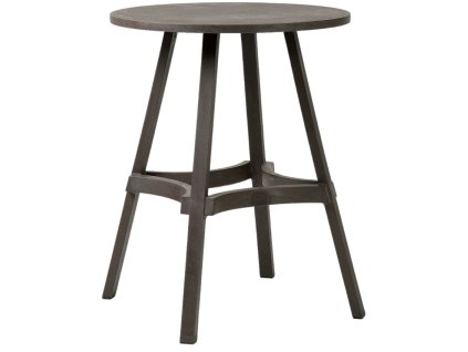 353994 2 hnedy plastovy zahradni barovy stul combo 60 cm