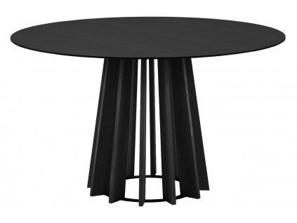 Fekete tölgy étkezőasztal Micadoni Mojave 145 cm