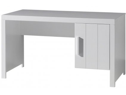 Fehér lakkozott íróasztal Vipack Erik 137 x 70 cm